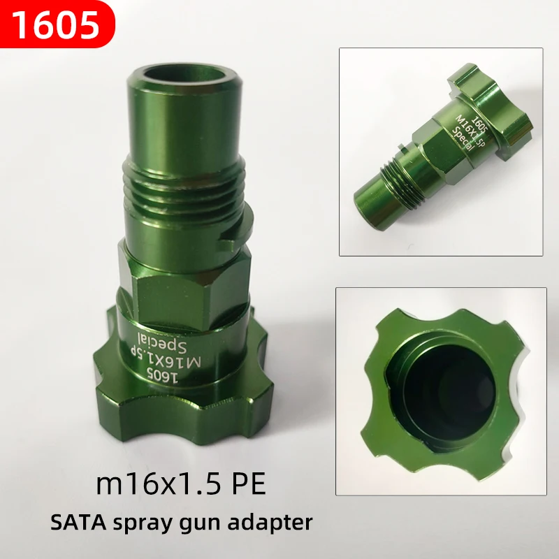 Adaptadores internos e exteriores do fio do adaptador para latas plásticas e copos de potes descartáveis e pistolas de pulverizador descartáveis ordinárias