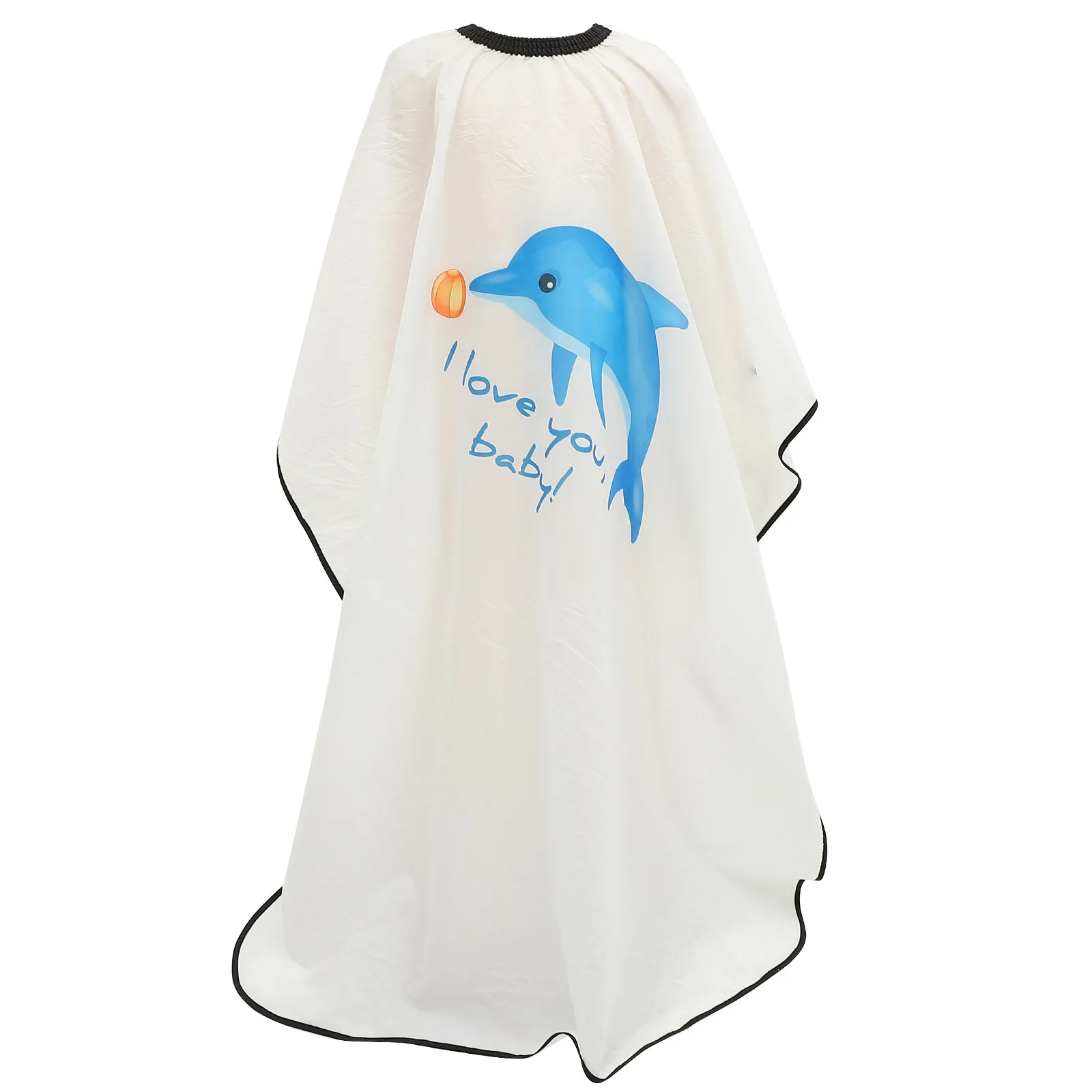 

Baby Hair Cutting Cape Kids Friendly Tuff Material Foldable Durable Adorable Hairdressing Cape For Home Salon Use Easy Storage