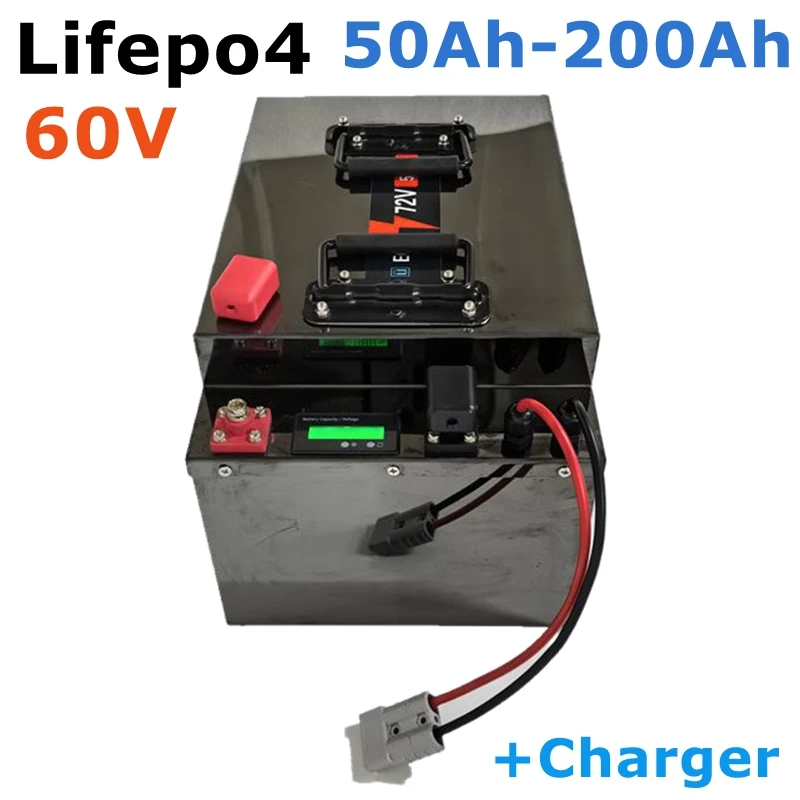 20S 60V 50Ah 80Ah 100Ah 120Ah 150Ah 180Ah 200Ah Lifepo4 Battery for 3000W 6000W Backup Power Hybrid Solar System EV Tricycle