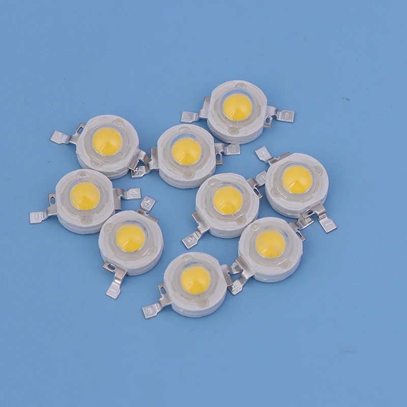 10 Stuks 1W 3W High Power Led Lamp Lichtgevende Diode Leds Chip Smd Wit Warm Voor Led schijnwerper Spotlight Downlight Lamp