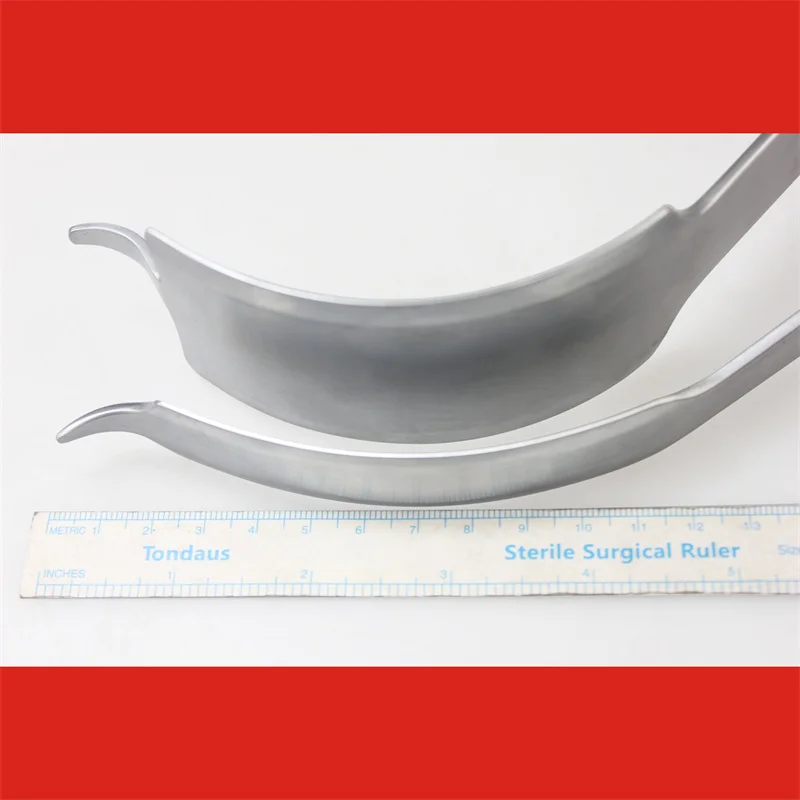 Acetabular reduction bone pry jz medical hip hook curved tip single tooth femoral head retraction device