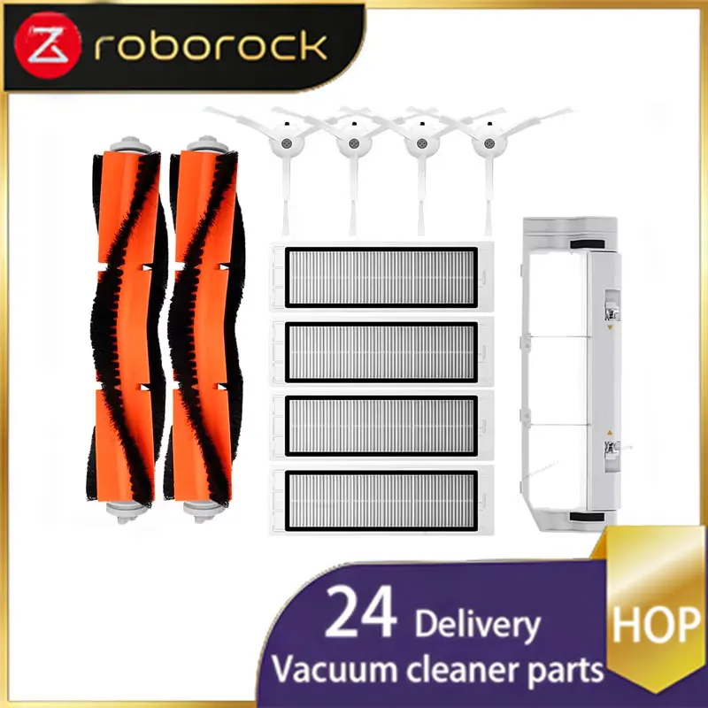 Hauptseitenbürste Hepa-Filter Bürstenabdeckung für Xiaomi Mijia 1S SDJQR01RR SDJQR02RR SDJQR03RR Roborock S5 Max S6 MaxV Ersatzteile