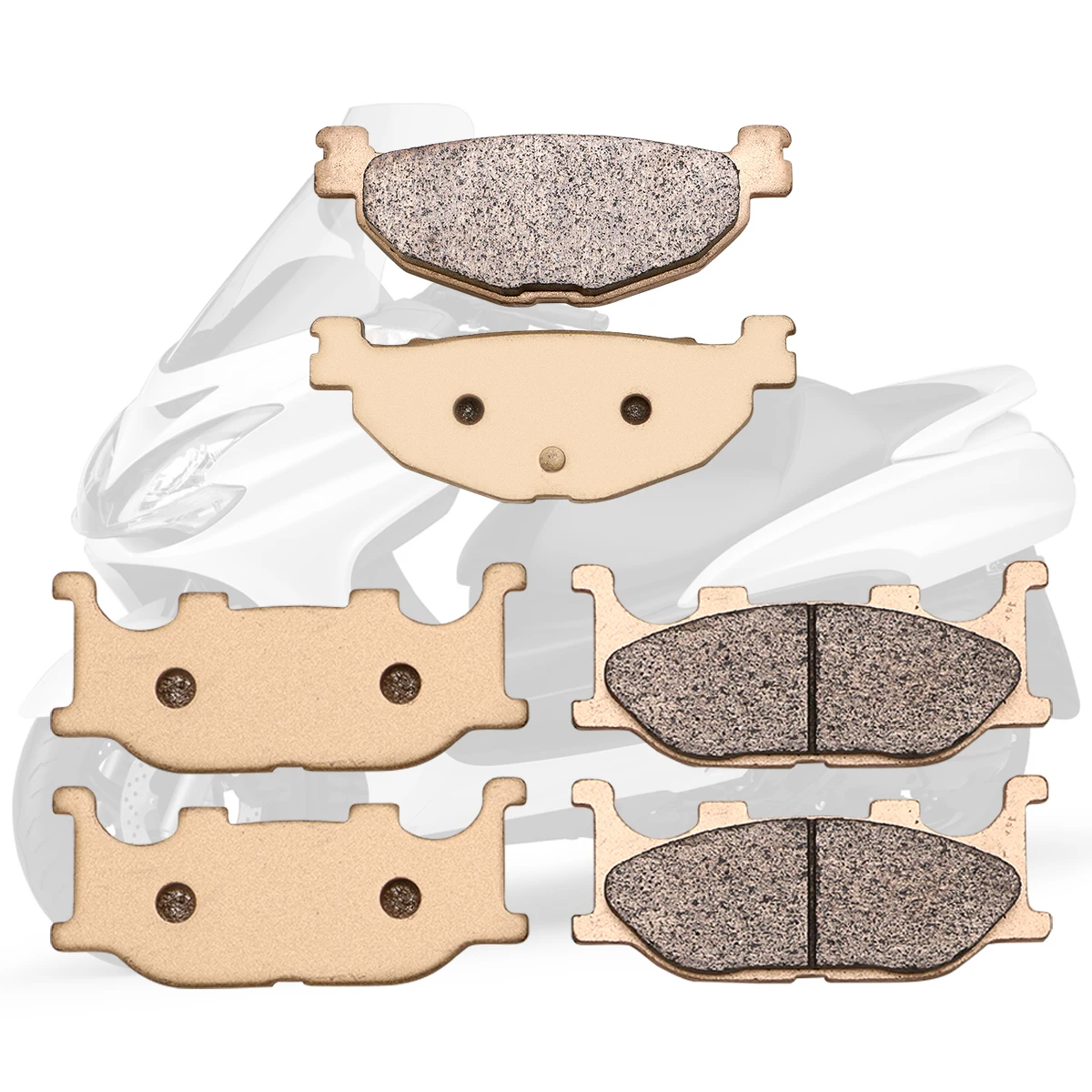 Plaquettes de frein avant et arrière, accessoires de moto, disque pour Yamaha CP250 Maxam Morphus 2005-2006 XP500 t-max 2004-2007 YP400 majesté