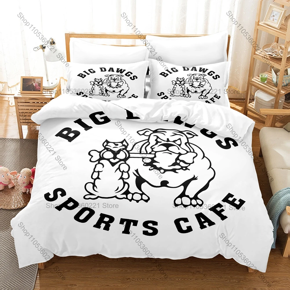 Big Dawgs Hanumankind Monsoon Season Hip Hop Rap 3D Print Bedding Set Includes Duvet Cover + 2 Pillowcases Retro Street Music