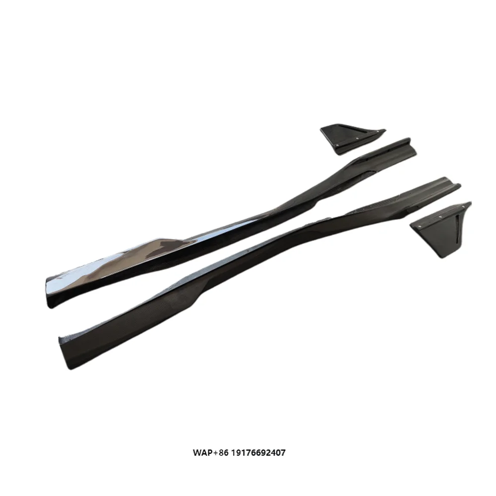 

High Quality Dry Carbon Fiber M-style Side Skirt Body Kit for the NewFerrari F8 Body Kit