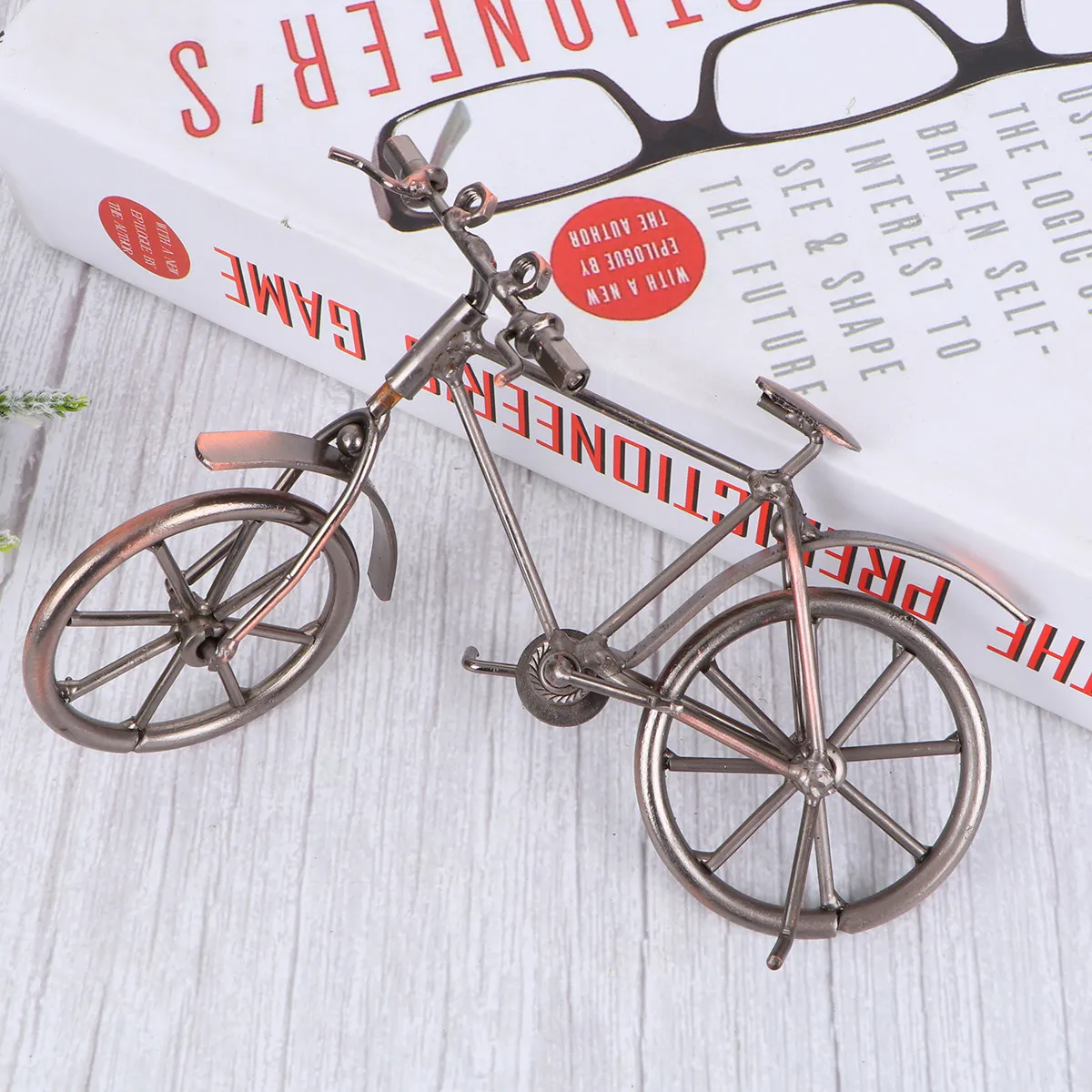 

Handmade Steel Iron Bike Retro Motorcycle Decoration Home Office Gift Vintage Travel Souvenir Metal Art Craft Iron Bike Mold