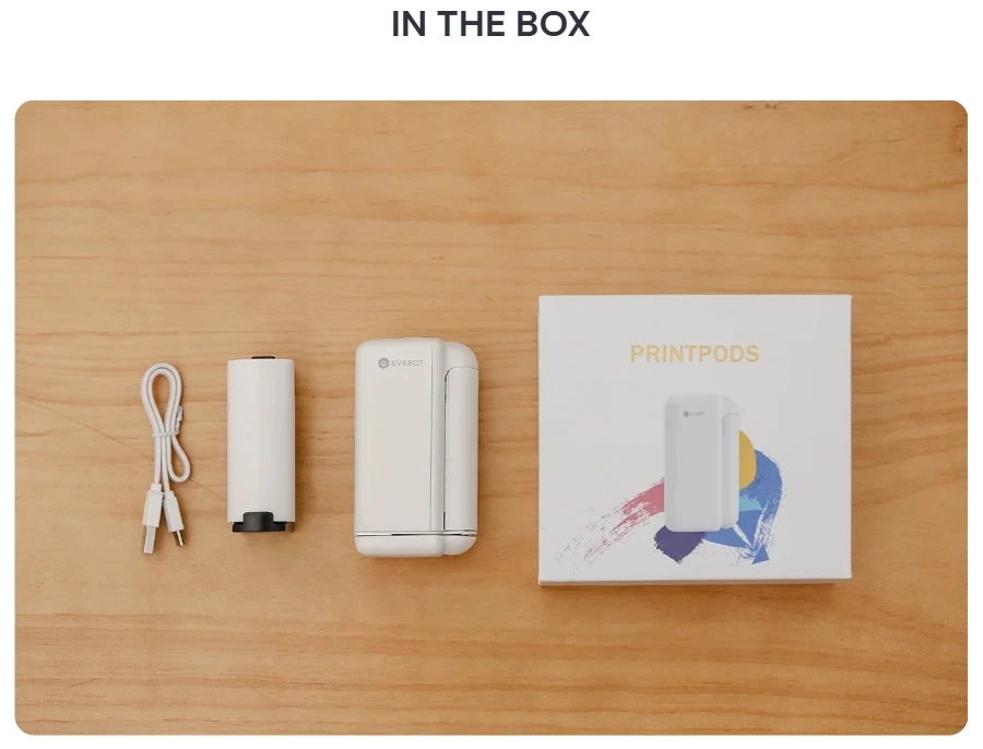 EVEBOT PrintPods Mini Handheld Printer for Absorbent Surface Perfect for Creative DIY Crafts and Custom Fabric Printing view 6