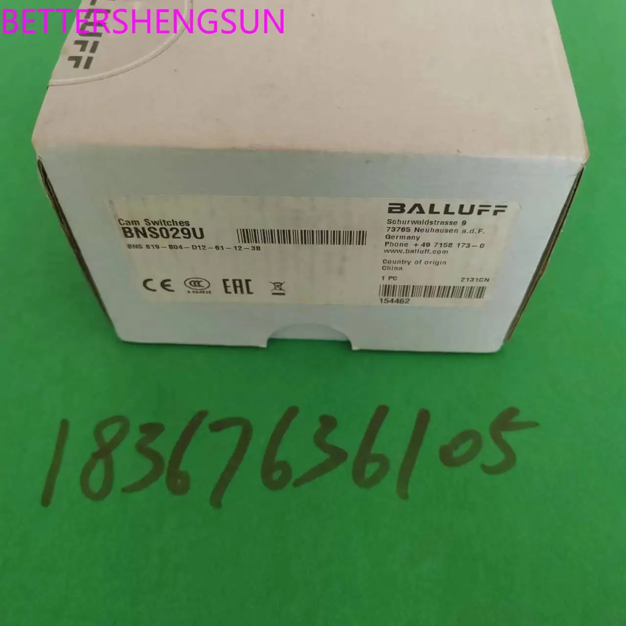 BNS 819-B04-d12-61-12-3b Switch Sensor Bns029u