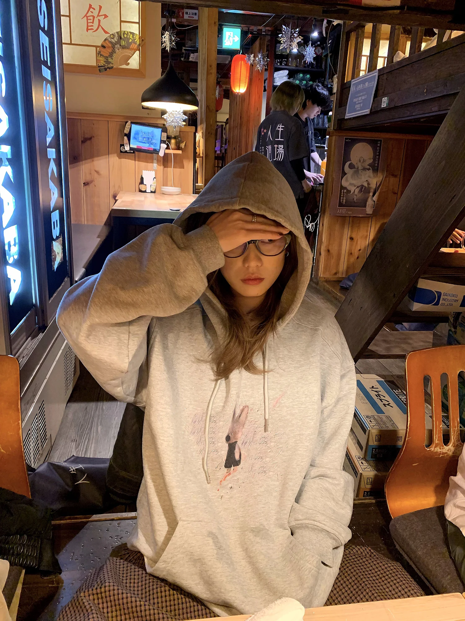 

LelyMooch Women's Oversized Hoodie Sweatirt Casual Loose Outerwear Winter Straight Print Pullover Hoodie Cotton 00%