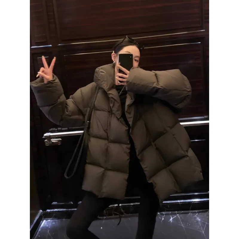 新しいダウン綿パッド入りジャケット女性コート韓国シックなパファージャケット厚く暖かい上着婦人服ショートパーカー