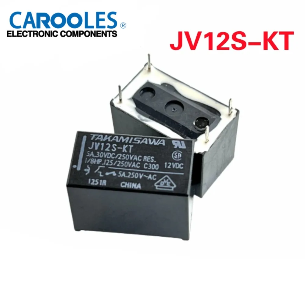 5 шт./партия, 100% оригинальное новое реле мощности TAKAMISAWA JV24S-KT 4pin 5A30VDC/250VAC 24VDC