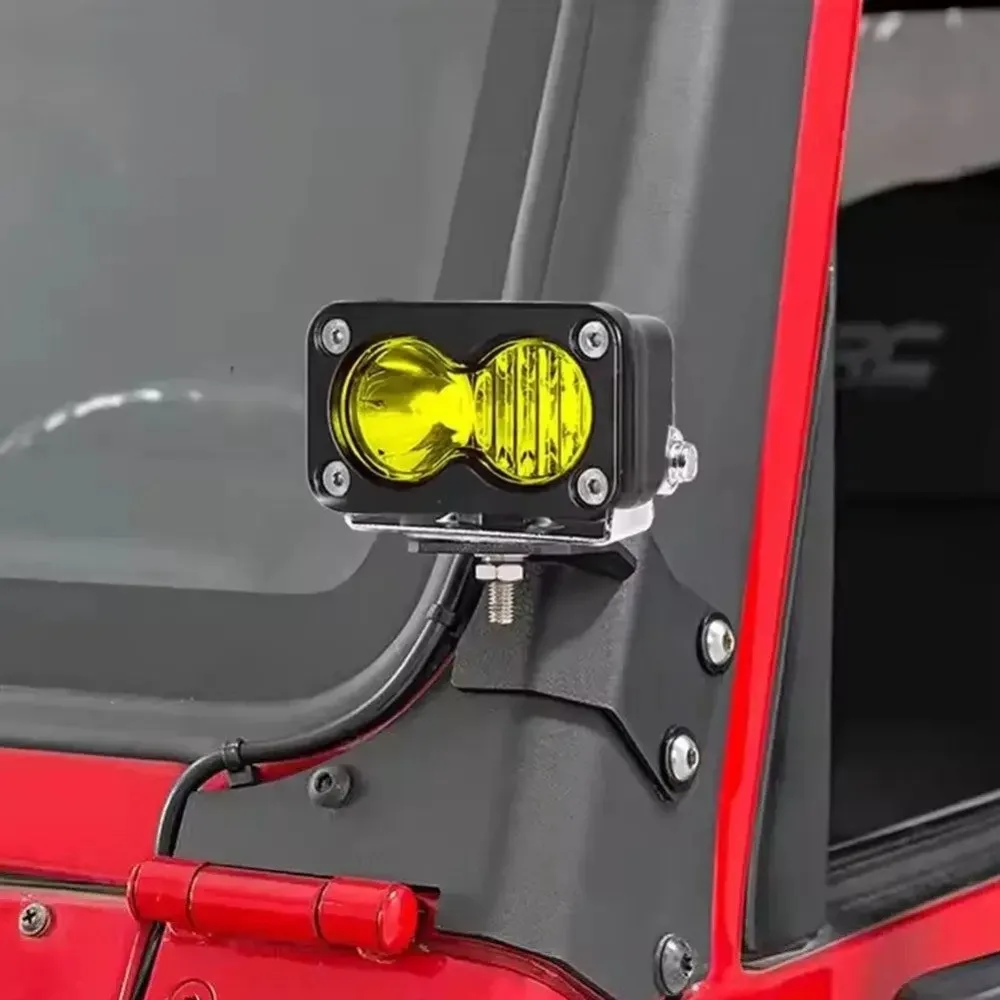 Superbright 3 Inch LED Pod Light White Yellow Driving Light 20W Spotlight Car Motorcycle Truck - view 3