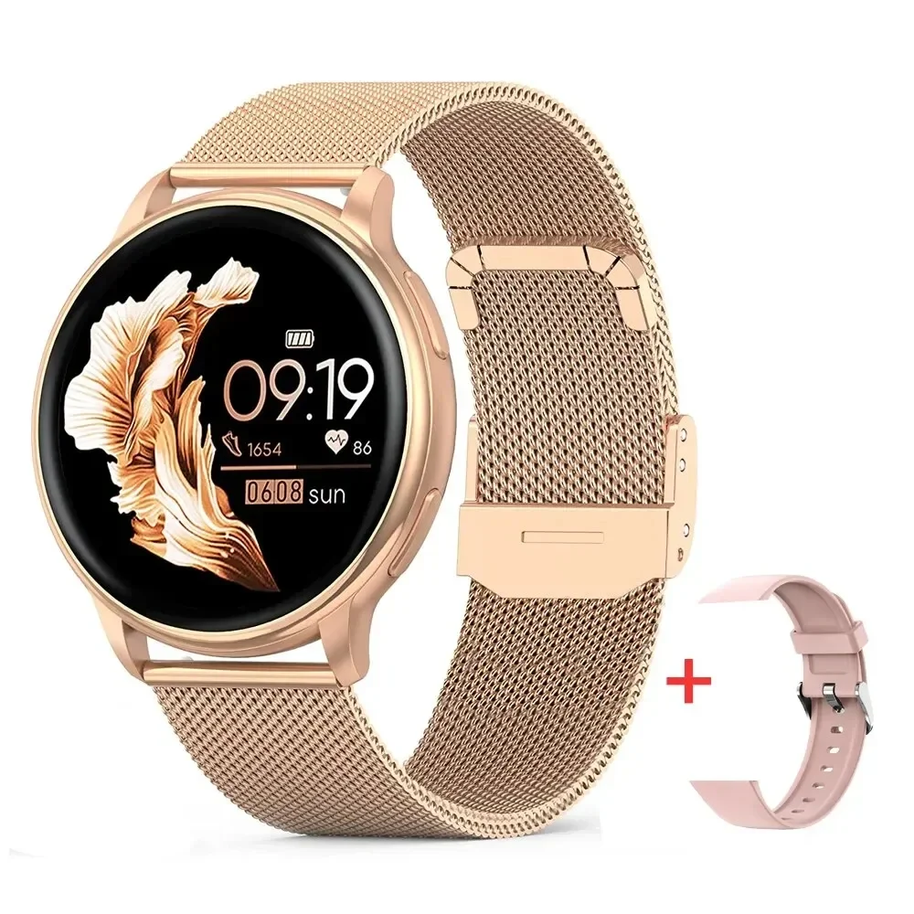 

AMOLED 2024 Bluetooth Call Smart Watch Women Custom Dial Watches Men Sport Fitness Tracker Heart Rate Smartwatch for Android IOS