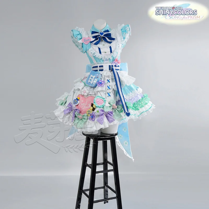 Mayuzumi Fuyuko コスプレ衣装アニメ THE IDOLM@STER SHINY COLORS ハロウィンカーニバルガールスイートロリータドレス小道具ウィッグ新しいセット