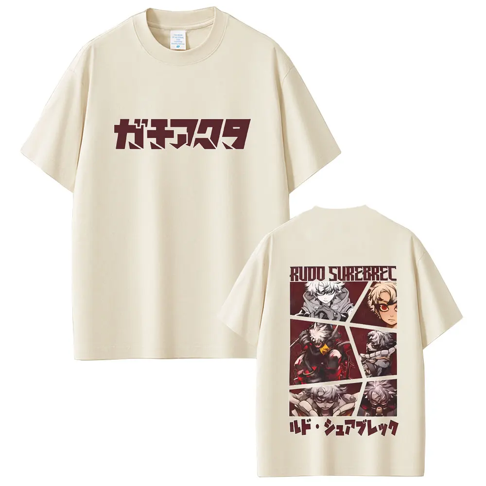 

Anime Gachiakuta Rudo Graphic T-shirts Men Women Casual Cartoon Manga T Shirt Men Women Oversized Streetwear Male Vintage Tees
