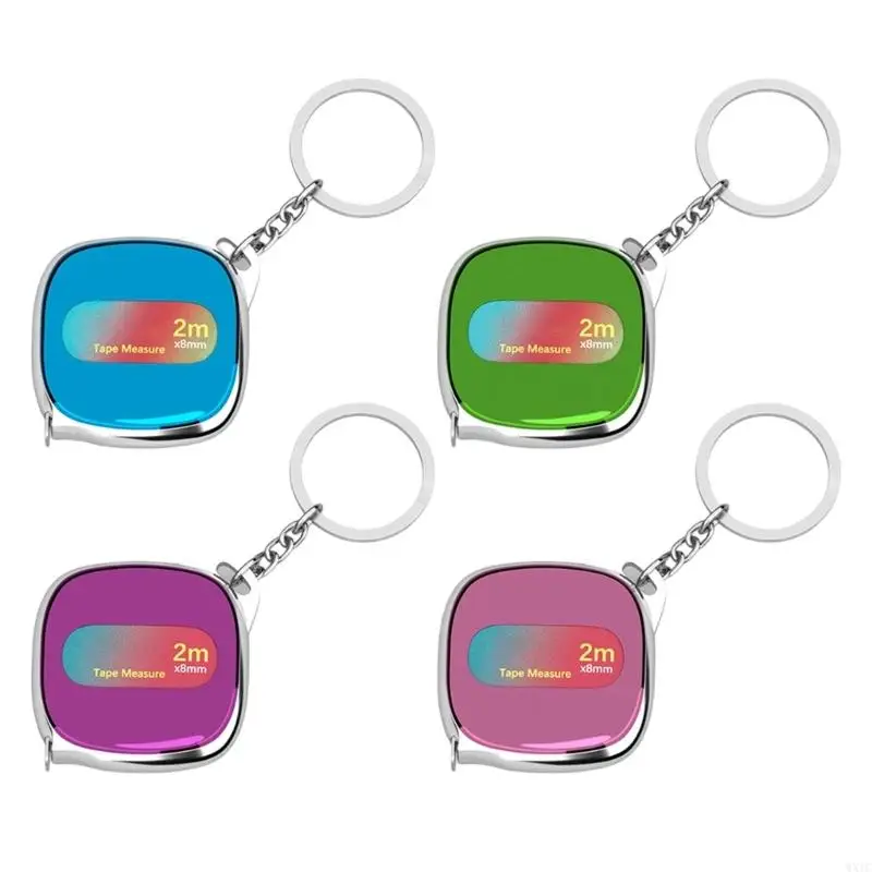 

WXTC Colorful Mini Retractable 2M Tape Measure Lightweight Rulers for Construction