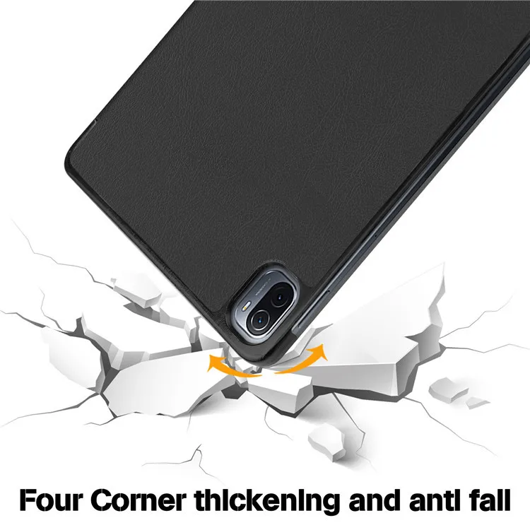 Dreifach Faltbare Hülle für Xiaomi Pad 5 / Pad 5 Pro 11 Zoll mit Auto-Wach-/Schlaf-Funktion Stoßfeste Abdeckung – Detail 3