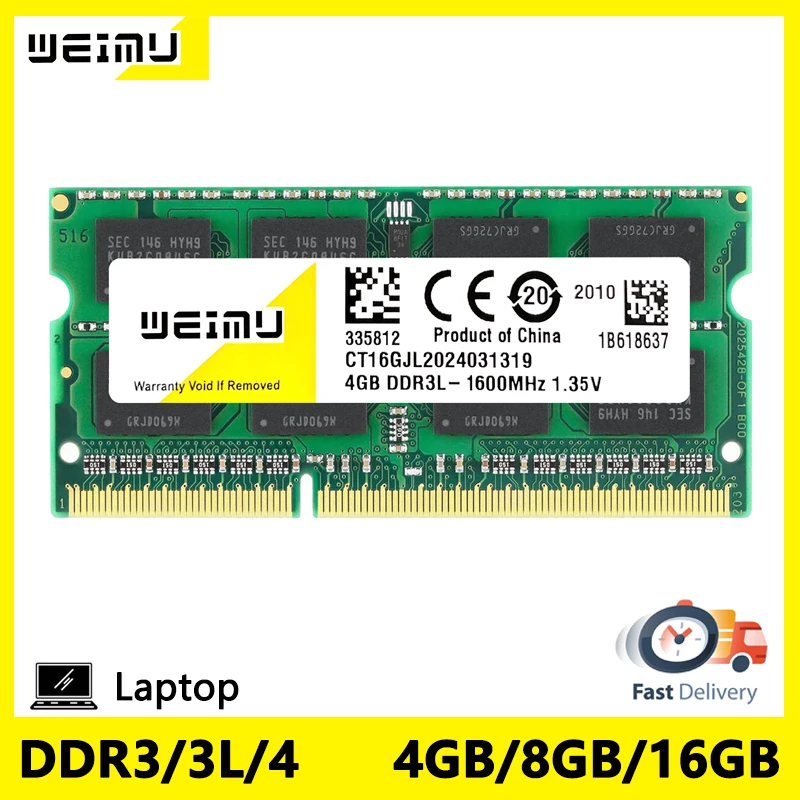 DDR3 DDR3L DDR4 8GB 4GB 16GB Memoria Ram PC3 PC3L 1066 1333 1600Mhz PC4 17000 19200 21300 Sodimm Notebook Laptop Memory Ram