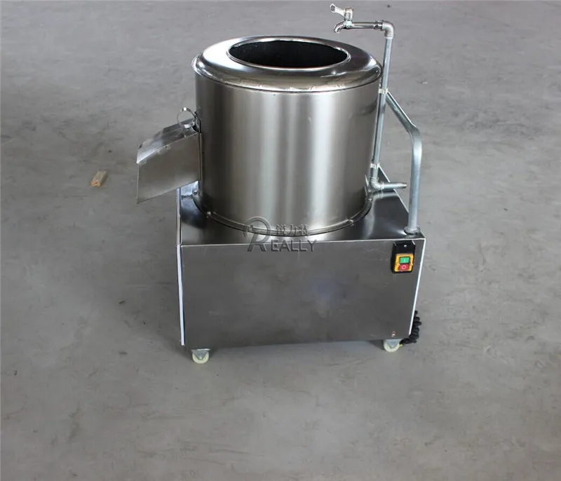 Small Scale Ginger Washing Peeling Machine Kiwi Fruit Sweet Potato Carrot Peeling Machine