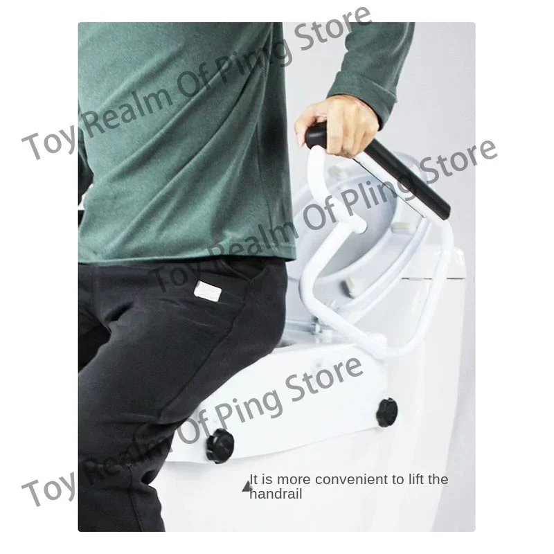 Rehabilitation Care Portable Elderly Toilet Heightening and Removable Armrest  Chair Disabled  Seat