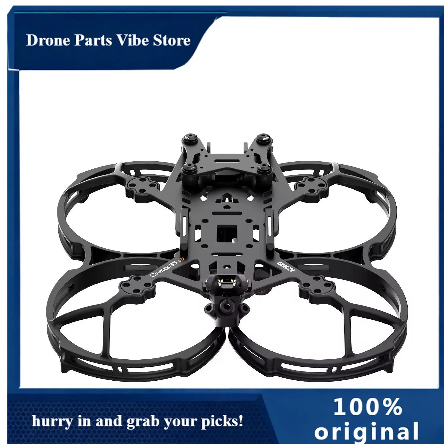 

APGEPRC GEP-CL35 V3 Frame for Cinelog35 V3 Frame Part Fit O4 Pro RC FPV Quadcopter Drone Cinewhoop Freestyle Racing