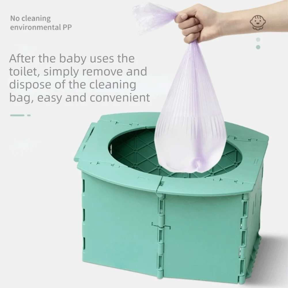 

Camping Plastic Portable Travel Potty Easy Clean Hard ABS Foldable Baby Toilet Seat Durable Convenient Potty Training Toilet For