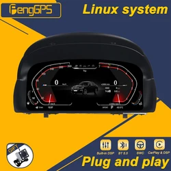 For BMW X1 E84 E87 Car LCD Dashboard Panel Virtual Cockpit Digital Cluster Instrument Multimedia Speedometer GPS Unit