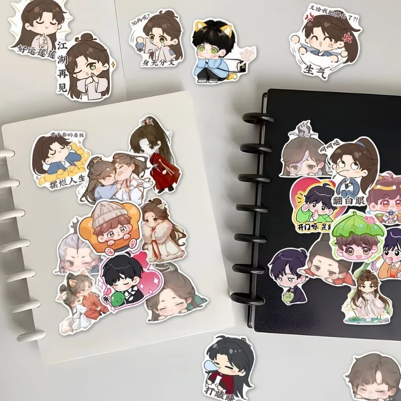 Misterioso loto Casebook Sticker Anime Li Xiangyi cancelleria adesivi Cartoon Li Lianhua Water Proof studente materiale scolastico