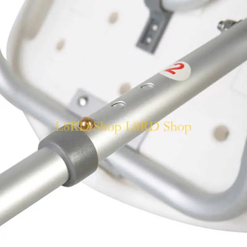 L8RD Practical Aluminum Shower Chair For Elderly Adults Nonslip Base Portable Foldable Bathroom