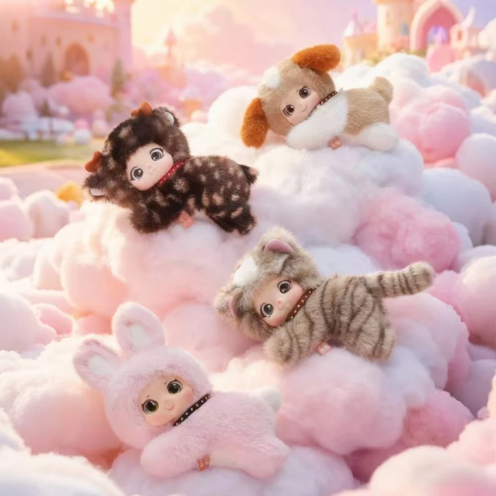 Venta al por mayor de vacaciones Kawaii lindo Animal vinilo terciopelo juguete colgante conejo oso ovejas Animal entusiasta regalo Navidad para niños