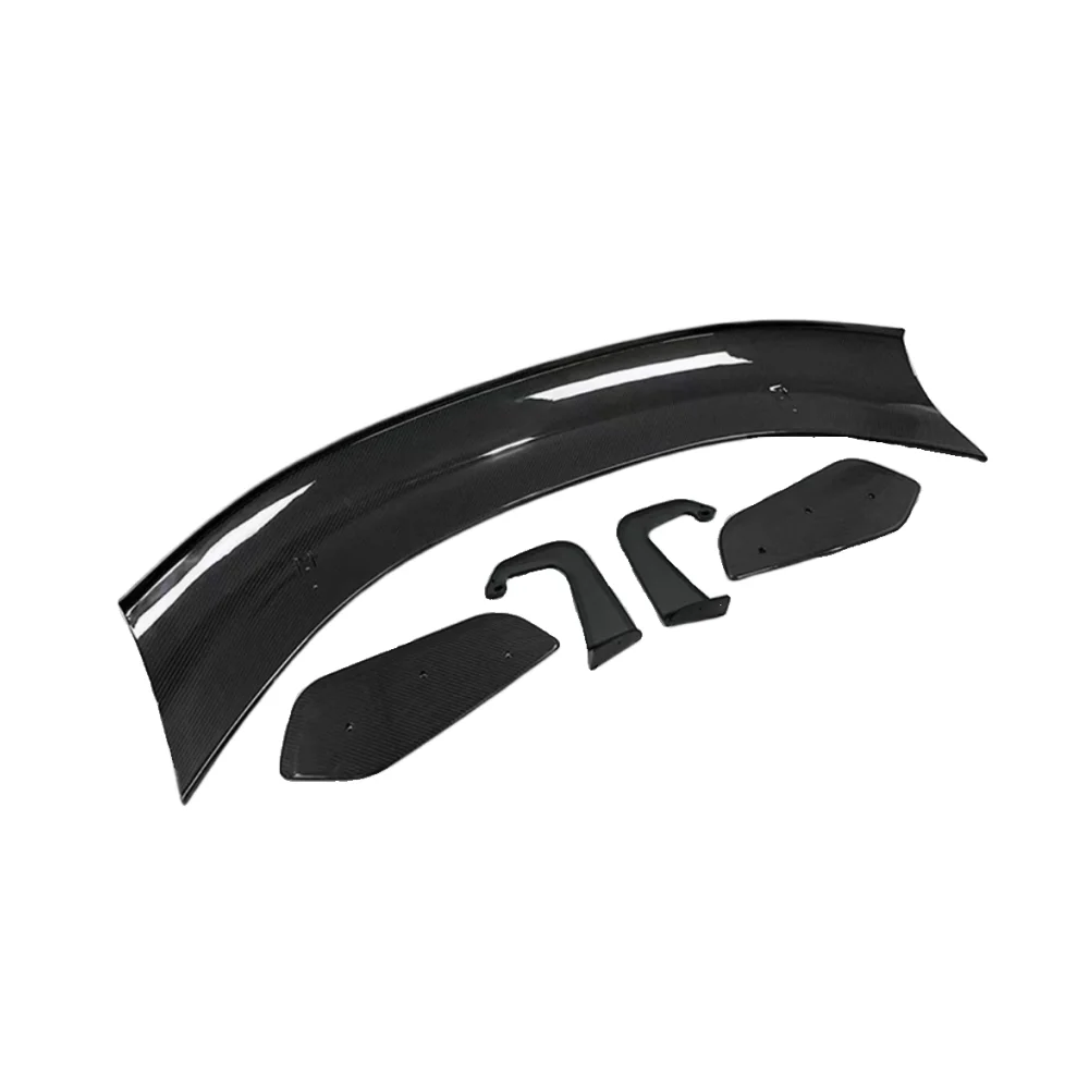 

For Lotus Emira Rear Spoiler Body Kit Features 100% Dry Carbon Fiber G-style Wing and Tail Fins