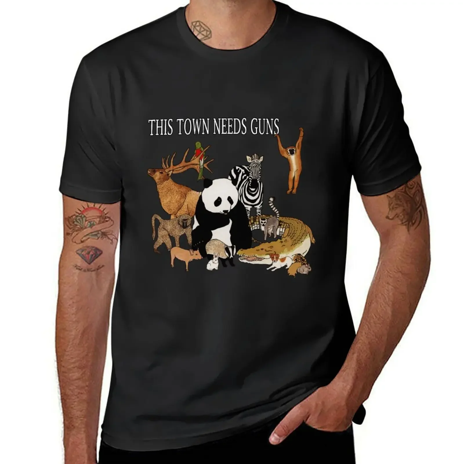 

TTNG Animal T-Shirt man clothes oversized t shirt baggy shirts anime stuff mens funny t shirts