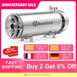 Wheelton PVDF UF 3500L/H Water Purifier Whole House Ultrafiltration Filter 0.01um Filtration SUS304 Drinkable Water