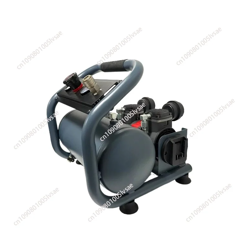 Industrial high-power air compressor rechargeable wireless lithium battery air compressor dual barometer power tool