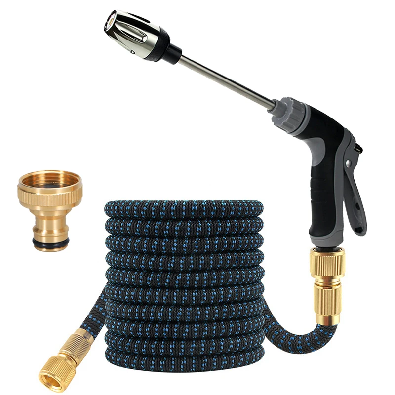 Expansion Hose, High-Pressure Water Gun, Anti Slip Handle, Garden Water Pipe, Used For Car Washing And Outdoor Yard Care