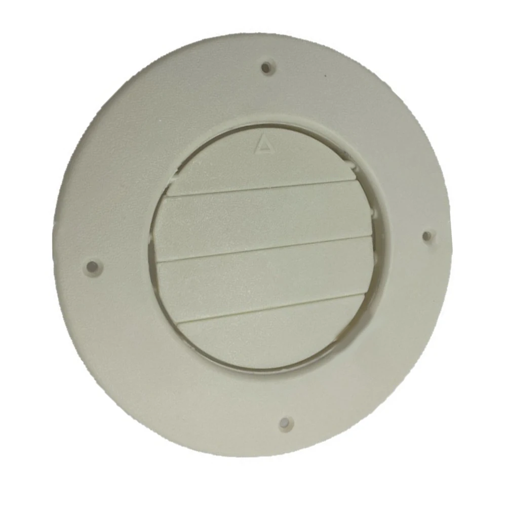 5 Piece ABS Ceiling Vent Covers for Recreational Vehicles Compatible with 4-5/8 Inch Ducts Rotatable Louver Design