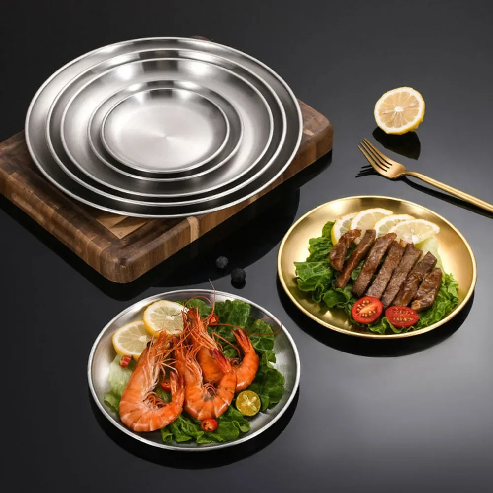 Stainless Steel Plate Set 2