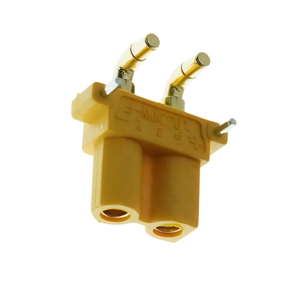 XT30PW-F/M horizontal soldering board plug board connector gold-plated high current power connector 20A aviation plug