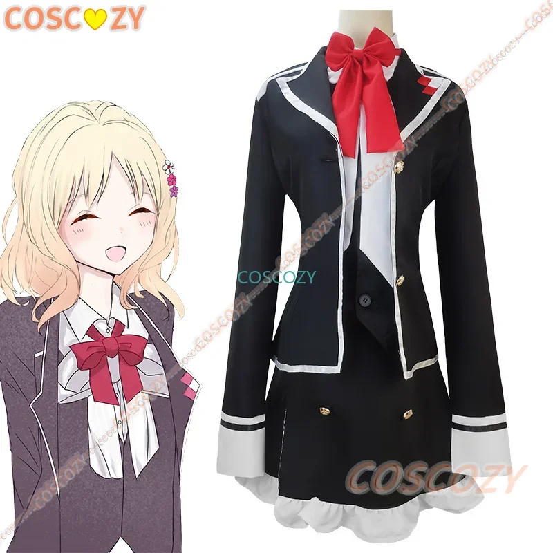 Diabolic lovers Komori Yui school uniform dress outfit wig anime customize cosplay costumes woman clothes custom-make any size