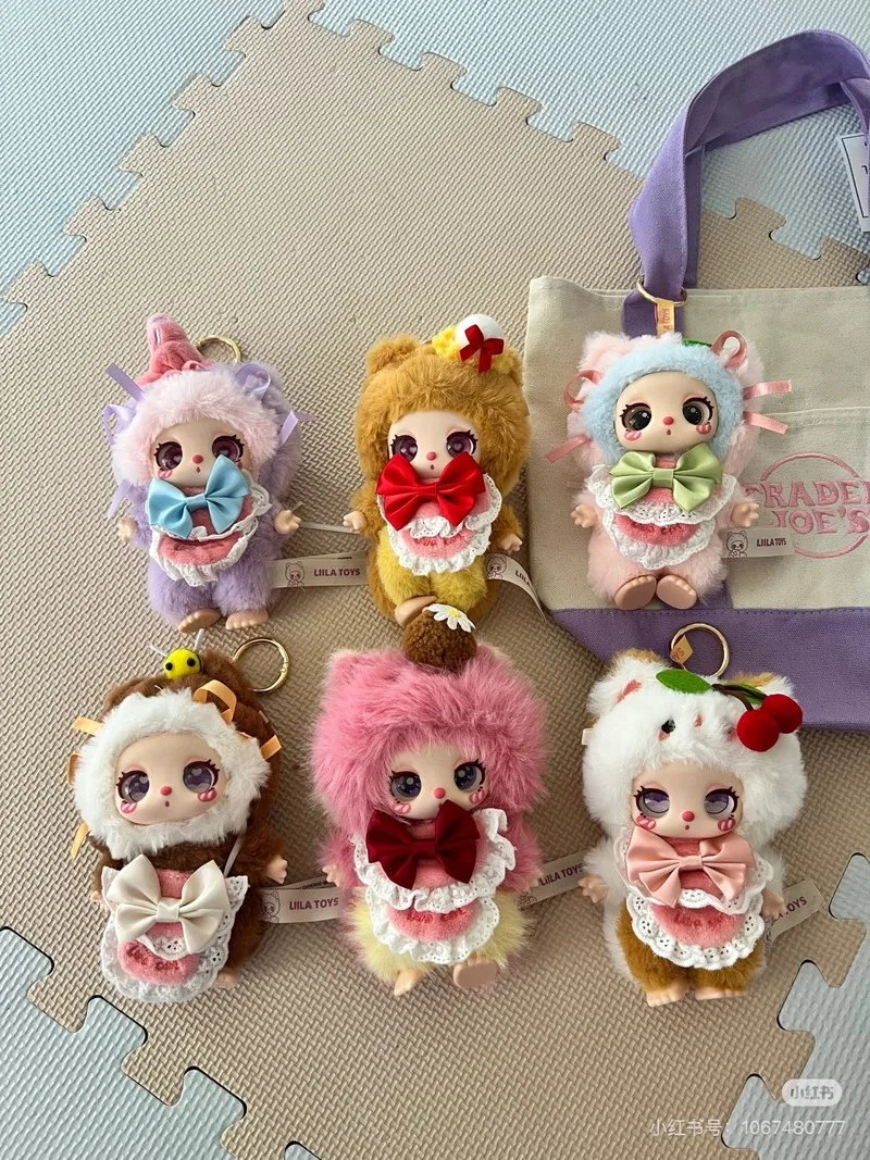 

In Stock Genuine Liila V4 Chef Kitten Blind Box Baby Three Cute Doll Trendy Play Plush Vinyl Bag Pendant Mystery Box Friend Gift