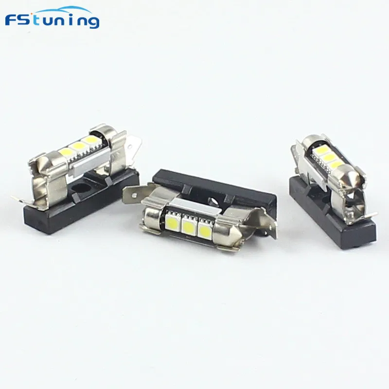 FSTUNING C5W Led Bulb Holder 31mm 36mm Car Reading Lamp Led License Plate Lamp Holder Festoon 31mm 36mm Socket Adapter Base