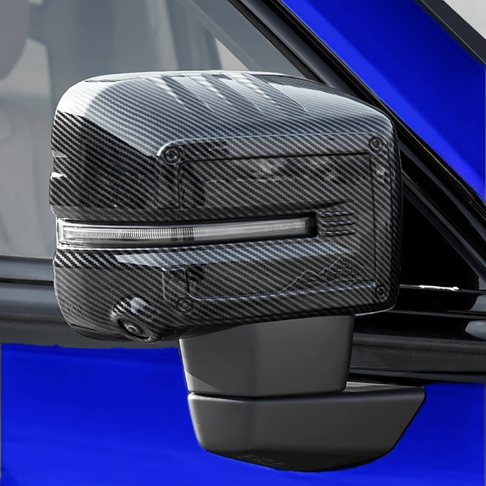 Abaiwai 3d Auto Abs Matte Schwarz Carbon Faser Farbe Spiegel Abdeckung Für Haval H9 2024 2025 2026 Rückspiegel Abdeckung zubehör – Detail 3