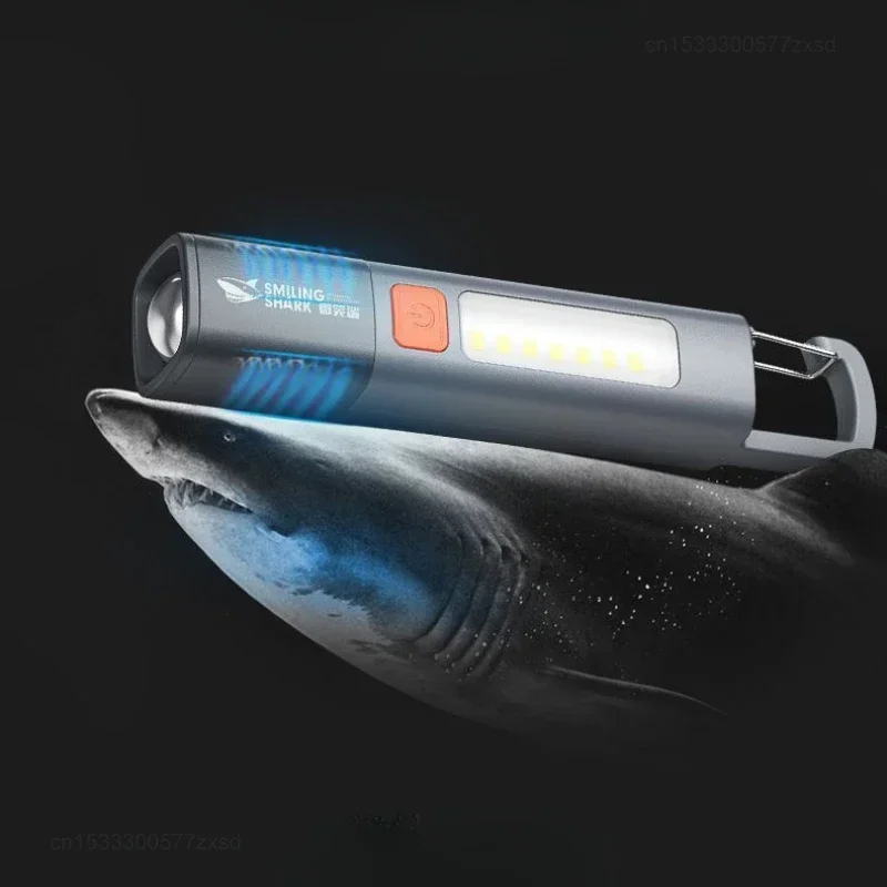 Portable Rechargeable LED Flashlights Outdoor High Power Flashlight Zoom Torch Lamp Mini Flashlight High Brightness Fishing