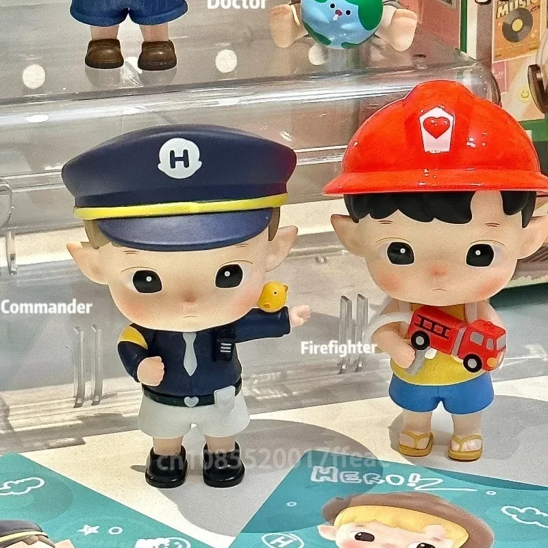 HACIPUPU Little Hero Series Mystery กล่องตาบอดอะนิเมะ Action Figure ตุ๊กตา Tabletop Decor เด็ก Surprise น่ารักของขวัญวันเกิดของเล่น