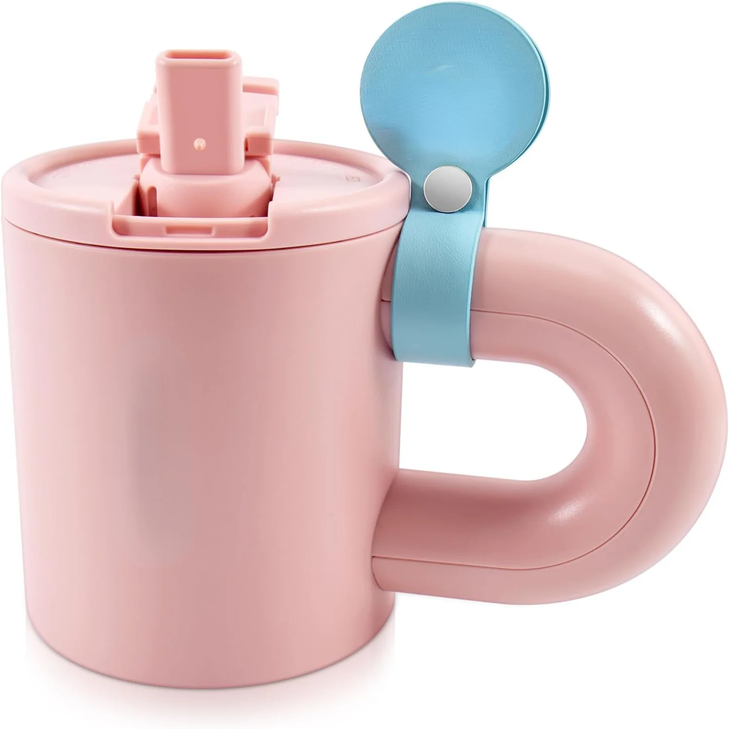 

Leak-proof, Portable, and Stylish Handbag-shaped Insulated Camping Travel Mug with Convenient Straws and Lids - Perfect for Coff