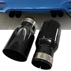 Stainless Steel Vehicle Refitting Universal Exhaust Car Muffler Tail Throat Car Modification For B-mw E90 Exhaust Tip W222 Pipe