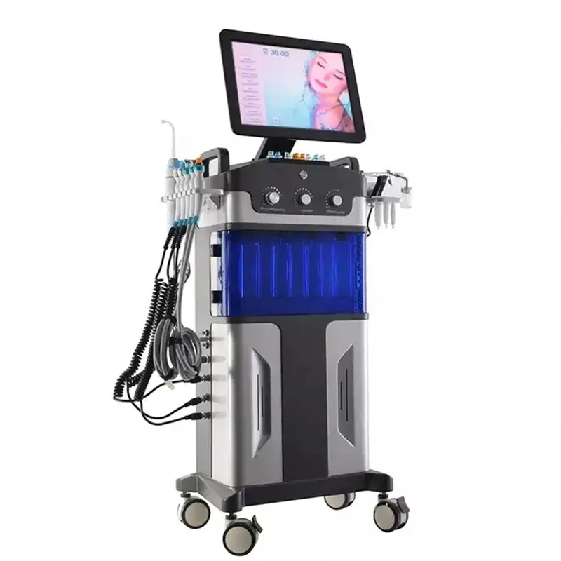 Machine Hydro-dermDelhi Multifonctionnelle pour Soins du Visage Oxygénés, Appareil Professionnel de miles pour Peeling de la Peau