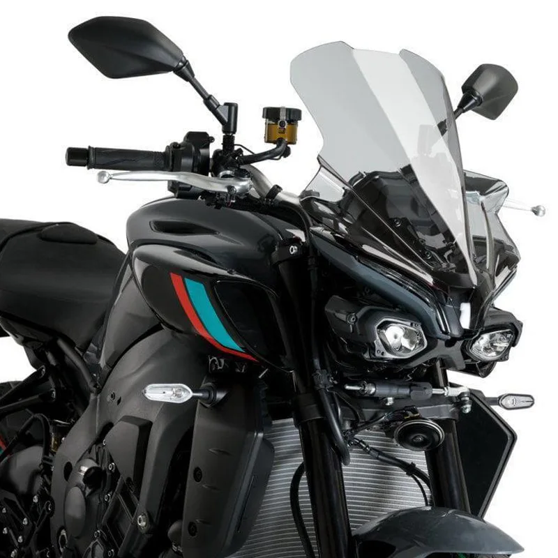 

H: + 190 мм мотоциклетное переднее лобовое стекло, щиток, дефлектор ветра для YAMAHA MT-10 SP MTN1000 RN78 2022 2023 2024