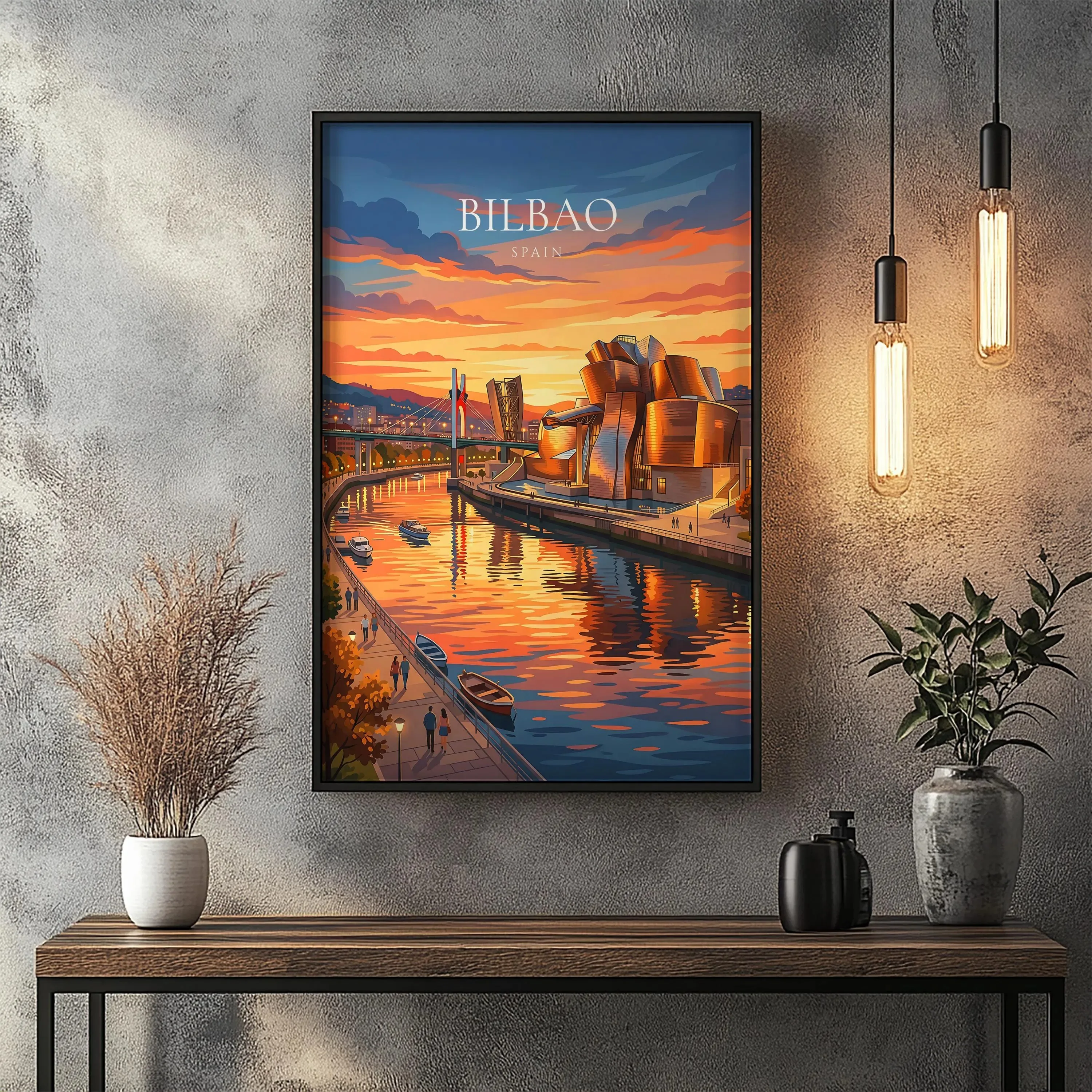 Retro World Travel Cityscape Canvas Painting Global Famous City Landmark Poster Wall Decor For Apartment Hotel Travel Lovers 