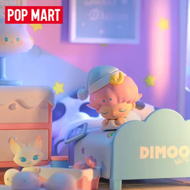 

POP MART Dimoo Home Body Series Prop слепая коробка игрушки Kawaii аниме фигурка-сюрприз Mystery Box куклы подарок для девочек